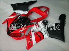 Yamaha YZF-R1 2000-2001 Injection ABS Fairing - Factory Style - Black Red - MFS3271 - Fairings Kit