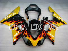 Yamaha YZF-R1 1998-1999 Injection ABS Fairing - Flame - Black Yellow - MFS3359 - Fairings Kit