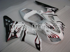 Yamaha YZF-R1 1998-1999 Injection ABS Fairing - Flame - Black White - MFS3403 - Fairings Kit