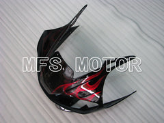 Yamaha YZF-R6 1998-2002 Injection ABS Fairing - Flame - Black Red - MFS3543 - Fairings Kit