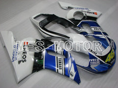 Yamaha YZF-R6 1998-2002 Injection ABS Fairing - Monster - Blue White - MFS3547 - Fairings Kit