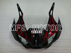Yamaha YZF-R6 1998-2002 Injection ABS Fairing - Flame - Black Red - MFS3554 - Fairings Kit