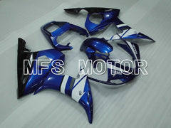 Yamaha YZF-R6 2003-2004 Injection ABS Fairing - Factory Style - Blue White - MFS3572 - Fairings Kit