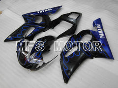Yamaha YZF-R6 1998-2002 Injection ABS Fairing - Flame - Black Blue - MFS3578 - Fairings Kit