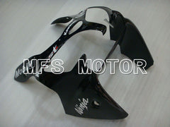 Kawasaki NINJA ZX6R 2000-2002 Injection ABS Fairing - West - Black White - MFS3653 - Fairings Kit