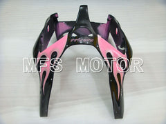 Kawasaki NINJA ZX6R 2000-2002 Injection ABS Fairing - Flame - Black Pink - MFS3680 - Fairings Kit