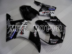 Yamaha YZF-R6 2003-2004 Injection ABS Fairing - West - White Black - MFS3681 - Fairings Kit