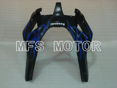 Kawasaki NINJA ZX6R 2000-2002 Injection ABS Fairing - Flame - Black Blue - MFS3682 - Fairings Kit