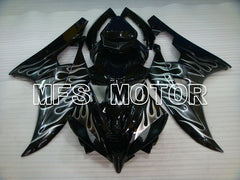 Yamaha YZF-R6 2006-2007 Injection ABS Fairing - Flame - White Black - MFS3767 - Fairings Kit