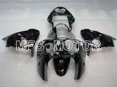 Kawasaki NINJA ZX9R 2000-2001 ABS Fairing - Flame - Black Red - MFS3834 - Fairings Kit