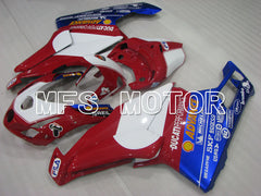 Ducati 749 / 999 2003-2004 Injection ABS Fairing - Others - Red wine color White - MFS4028 - Fairings Kit