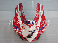 Ducati 1199 2011-2014 Injection ABS Fairing - FIAMM - Red White - MFS4066 - Fairings Kit