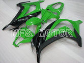 Kawasaki NINJA ZX10R 2011-2015 Injection ABS Fairing - Factory Style - Black Green - MFS4085 - Fairings Kit