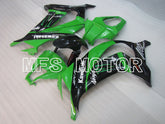 Kawasaki NINJA ZX10R 2011-2015 Injection ABS Fairing - Monster - Black Green - MFS4087 - Fairings Kit