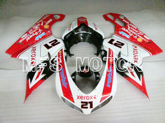 Ducati 848 / 1098 / 1198 2007-2011 Injection ABS Fairing - Xerox - Red White - MFS4098 - Fairings Kit