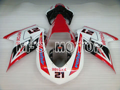 Ducati 848 / 1098 / 1198 2007-2011 Injection ABS Fairing - Xerox - Red White - MFS4103 - Fairings Kit