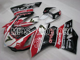 Ducati 1199 2011-2014 Injection ABS Fairing - aruba.it - Black White Red - MFS4108 - Fairings Kit