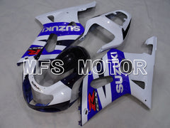 Suzuki GSXR1000 2000-2002 Injection ABS Fairing - Factory Style - Blue White - MFS4390 - Fairings Kit