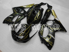 Yamaha YZF-600R 1997-2007 Injection ABS Fairing - Flame - Yellow Black - MFS4468 - Fairings Kit