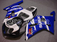 Suzuki GSXR750 2000-2003 Injection ABS Fairing - Factory Style - White Blue - MFS7062 - Fairings Kit