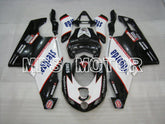 Ducati 749 / 999 2005-2006 Injection ABS Fairing - Sterilgarda - Black White - MFS4713 - Fairings Kit