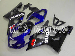 Suzuki GSXR600 GSXR750 2004-2005 Injection ABS Fairing - Factory Style - Black Blue Gray - MFS4743 - Fairings Kit