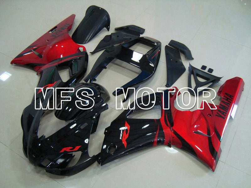 Yamaha YZF-R1 1998-1999 Injection ABS Fairing - Factory Style - Black Red - MFS5149 - Fairings Kit