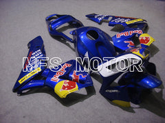 Honda CBR600RR 2003-2004 ABS Injection Fairing - Red Bull - Blue - MFS5336 - Fairings Kit