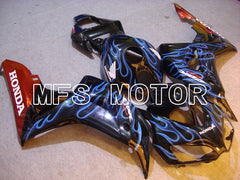 Honda CBR1000RR 2006-2007 Injection ABS Fairing - Flame - Black Blue - MFS6025 - Fairings Kit