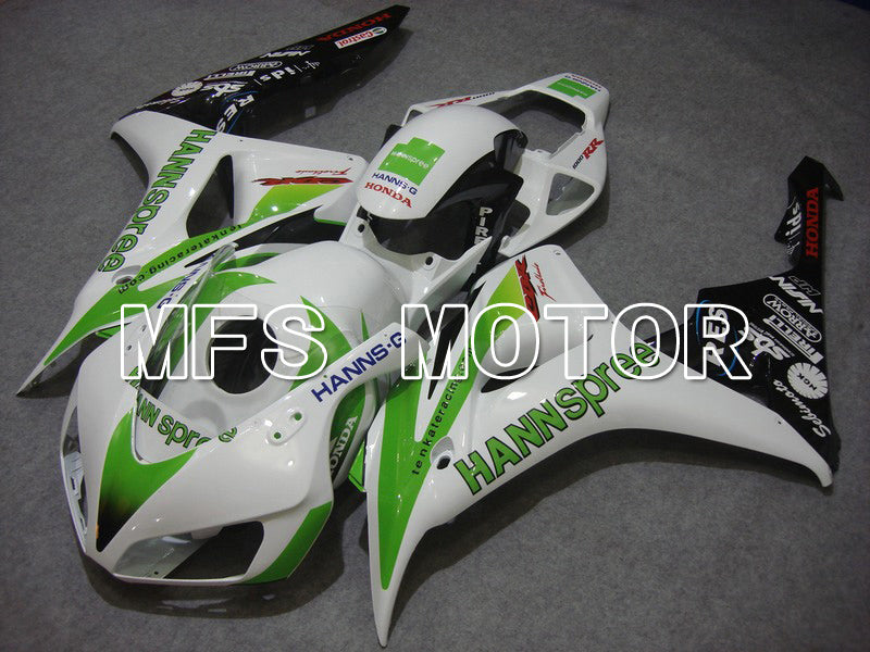 Honda CBR1000RR 2006-2007 Injection ABS Fairing - HANN Spree - White Green - MFS6048 - Fairings Kit