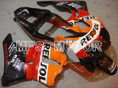 Honda CBR900RR 919 1996-1997 ABS Fairing - Repsol - Black Orange Red - MFS6138 - Fairings Kit