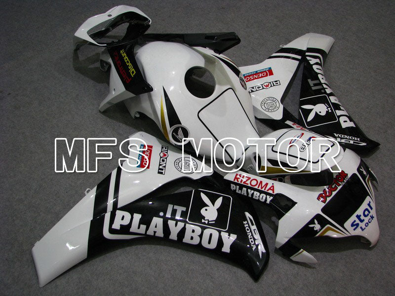 Honda CBR1000RR 2008-2011 Injection ABS Fairing - PlayBoy - Black White - MFS6210 - Fairings Kit