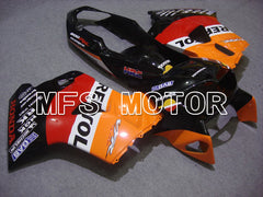 Honda VFR800 1998-2001 ABS Fairing - Repsol - Red Black Orange - MFS6376 - Fairings Kit