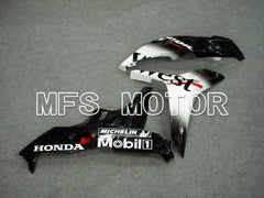Honda CBR600RR 2007-2008 Injection ABS Fairing - West - Black White - MFS6397 - Fairings Kit