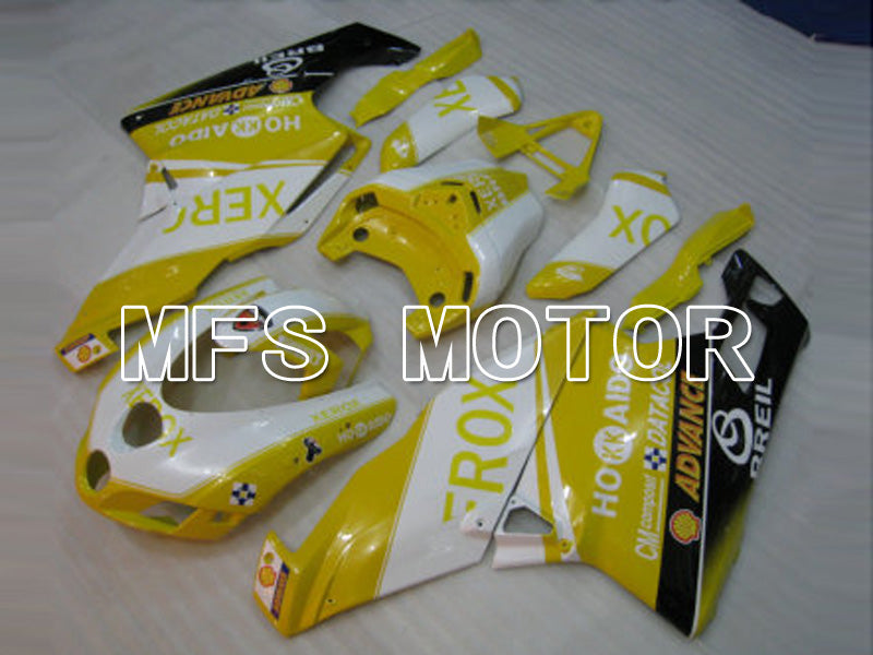Ducati 749 / 999 2003-2004 Injection ABS Fairing - Xerox - Yellow White - MFS6427 - Fairings Kit