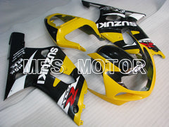 Suzuki GSXR600 2001-2003 Injection ABS Fairing - Factory Style - Black Yellow - MFS2125 - Fairings Kit