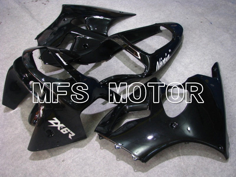 Kawasaki NINJA ZX6R 1998-1999 ABS Fairing - Factory Style - Black - MFS5876 - Fairings Kit
