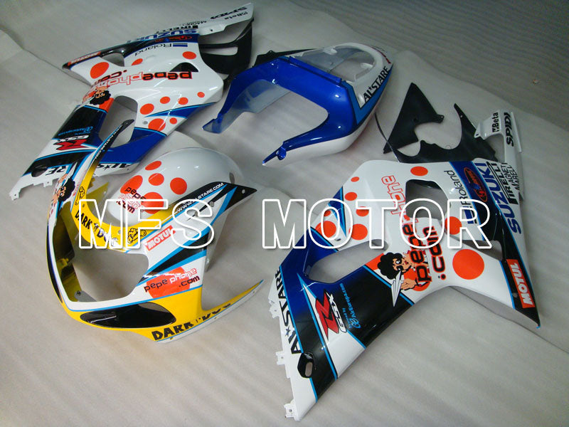 Suzuki GSXR600 2001-2003 Injection ABS Fairing - MOTUL - Blue White - MFS2202 - Fairings Kit