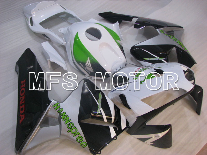 Honda CBR600RR 2003-2004 Injection ABS Fairing - HANN Spree - White Black Green - MFS2060 - Fairings Kit