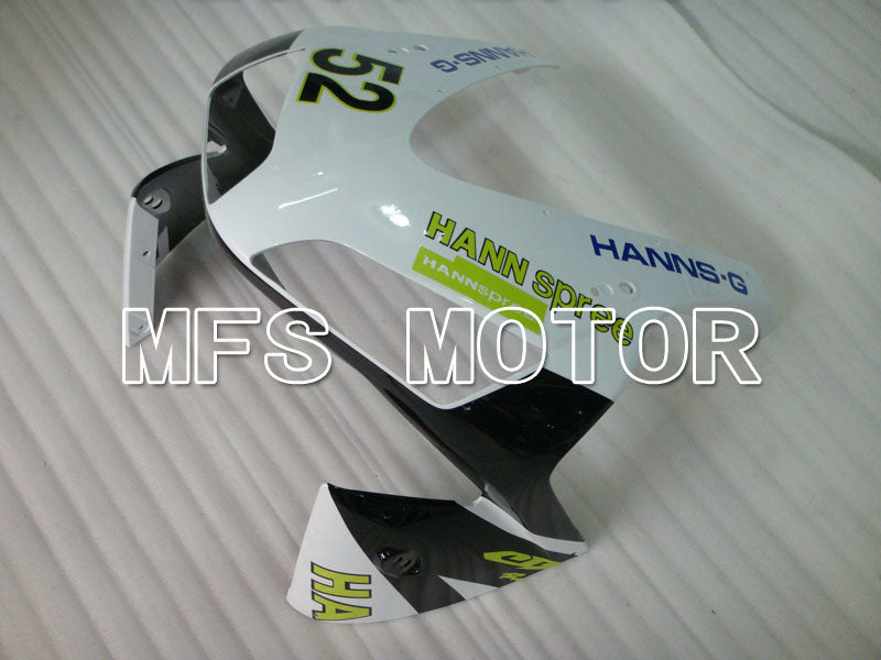 Honda CBR600RR 2003-2004 Injection ABS Fairing - HANN Spree - White Black Green - MFS2061 - Fairings Kit