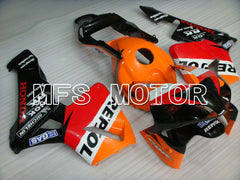 Honda CBR600RR 2003-2004 Injection ABS Fairing - Repsol - Orange Red Black - MFS2080 - Fairings Kit