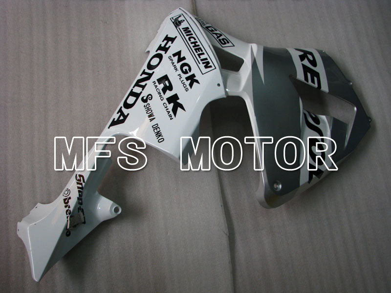 Honda CBR600RR 2003-2004 Injection ABS Fairing - Repsol - White Silver - MFS2083 - Fairings Kit