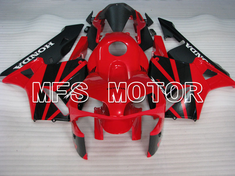 Honda CBR600RR 2003-2004 ABS Injection Fairing - Factory Style - Red Black - MFS2095 - Fairings Kit