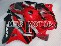 Honda CBR600RR 2003-2004 ABS Injection Fairing - Factory Style - Red Black - MFS2095 - Fairings Kit