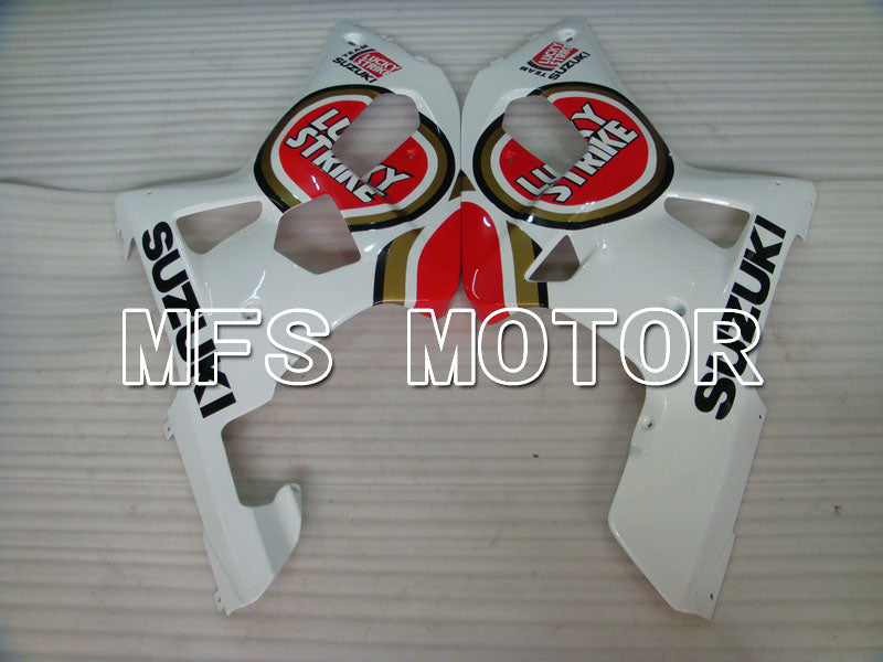 Suzuki GSXR600 2001-2003 Injection ABS Fairing - Lucky Strike - Red White - MFS2096 - Fairings Kit