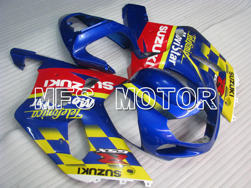 Suzuki GSXR750 2000-2003 Injection ABS Fairing - Movistar - Red Blue - MFS6941 - Fairings Kit