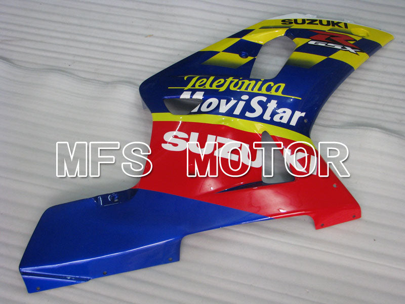 Suzuki GSXR600 2001-2003 Injection ABS Fairing - Movistar - Red Blue - MFS2099 - Fairings Kit