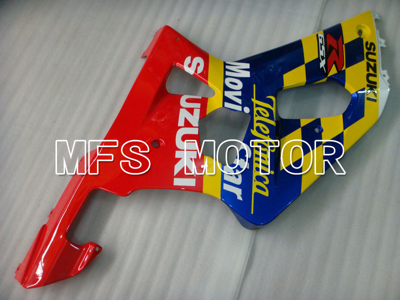 Suzuki GSXR600 2001-2003 Injection ABS Fairing - Movistar - Red Blue - MFS2101 - Fairings Kit