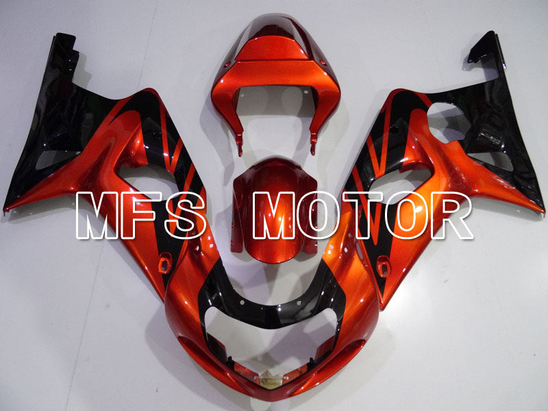 Suzuki GSXR600 2001-2003 Injection ABS Fairing - Factory Style - Black Red - MFS2107 - Fairings Kit