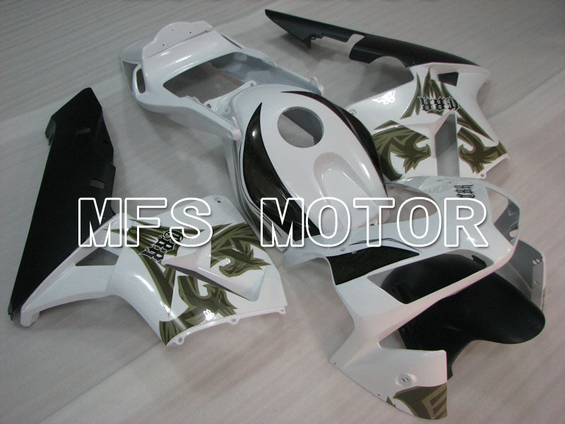 Honda CBR600RR 2003-2004 ABS Injection Fairing - Others - ArmyGreen White Black - MFS2111 - Fairings Kit